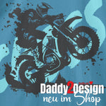 CROSS MotorCross supercooles Plottmotiv einfarbig bis 3 Farbig Plotter und Laser-Datei als SVG und DXF - Sewando