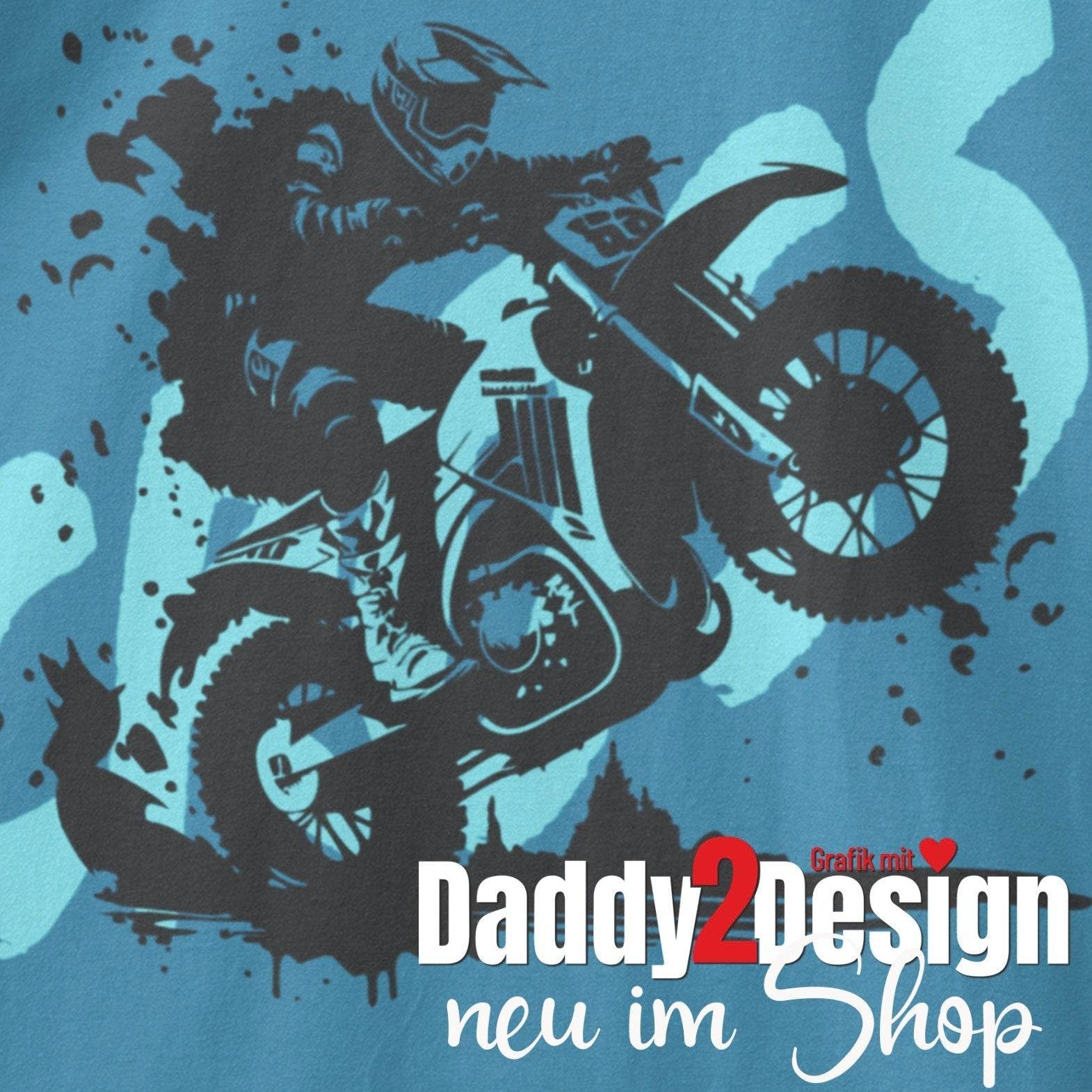 CROSS MotorCross supercooles Plottmotiv einfarbig bis 3 Farbig Plotter und Laser-Datei als SVG und DXF - Sewando