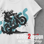CROSS MotorCross supercooles Plottmotiv einfarbig bis 3 Farbig Plotter und Laser-Datei als SVG und DXF - Sewando