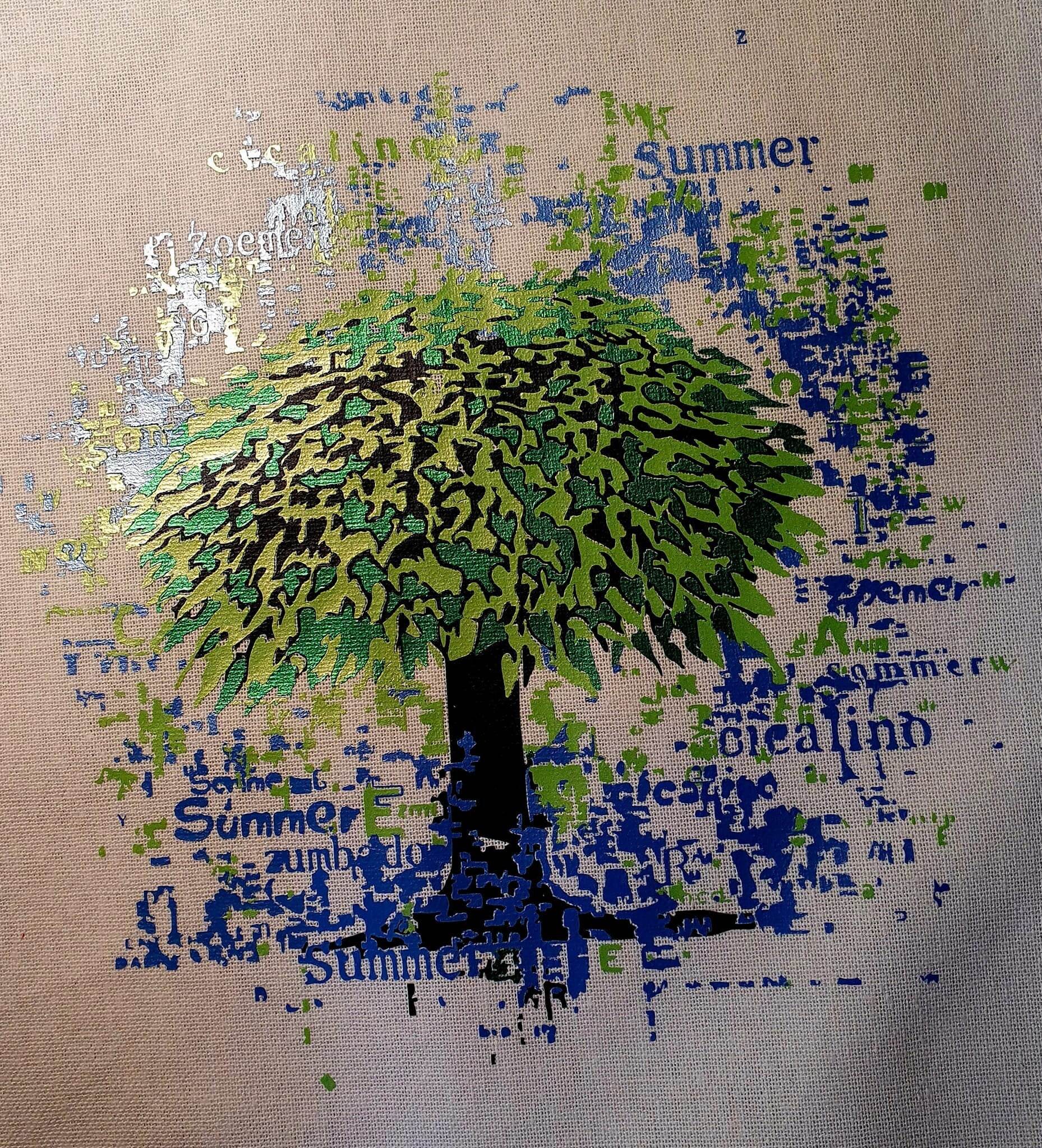 Plotterdatei SOMMER TRAUMBAUM / aus der Reihe TraumDateien - Sewando