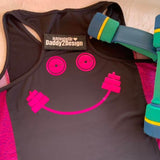 Plotterdatei SMILEY HANTEL / der ultimative Fitness Spaß SVG und DXF PLOTT - Sewando