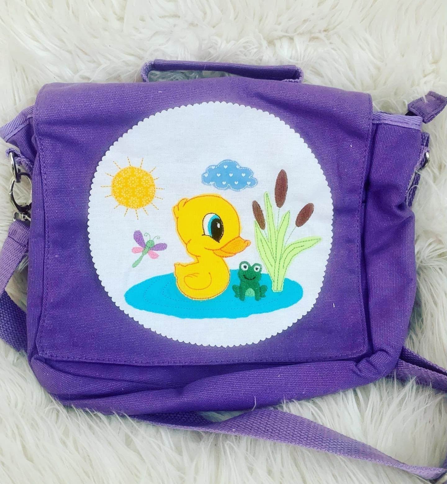 Stickdatei Entchen am Teich Applikation Set 860 - Sewando