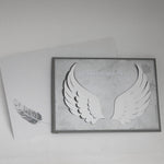 Plotterdatei TRAUERKARTE FLÜGEL svg + dxf - Sewando