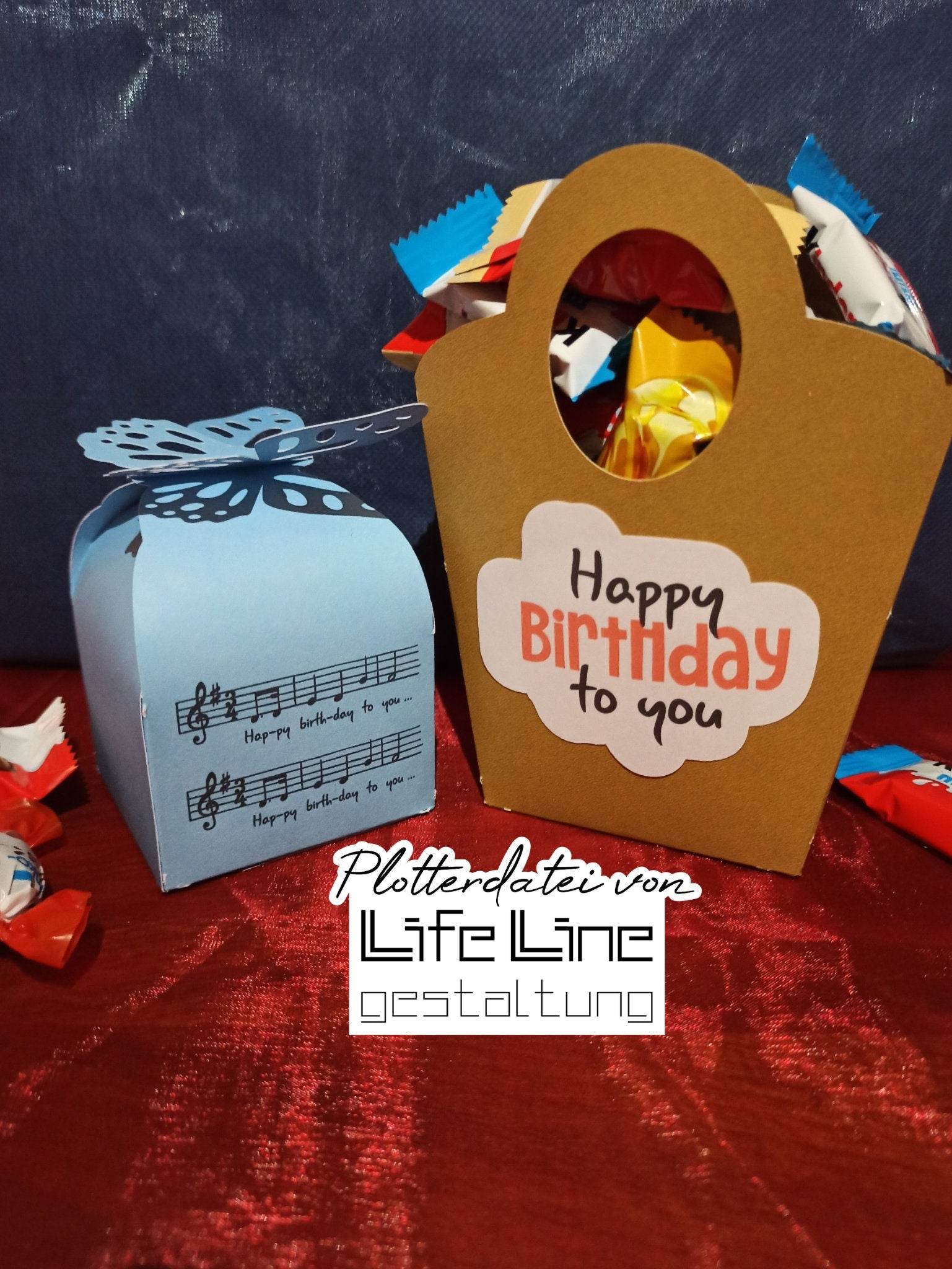 Plotterdatei HAPPY BIRTHDAY svg + dxf - Sewando