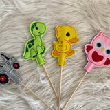 Stickdatei Stabhalter Topper Geburtstag Set 866 - Sewando