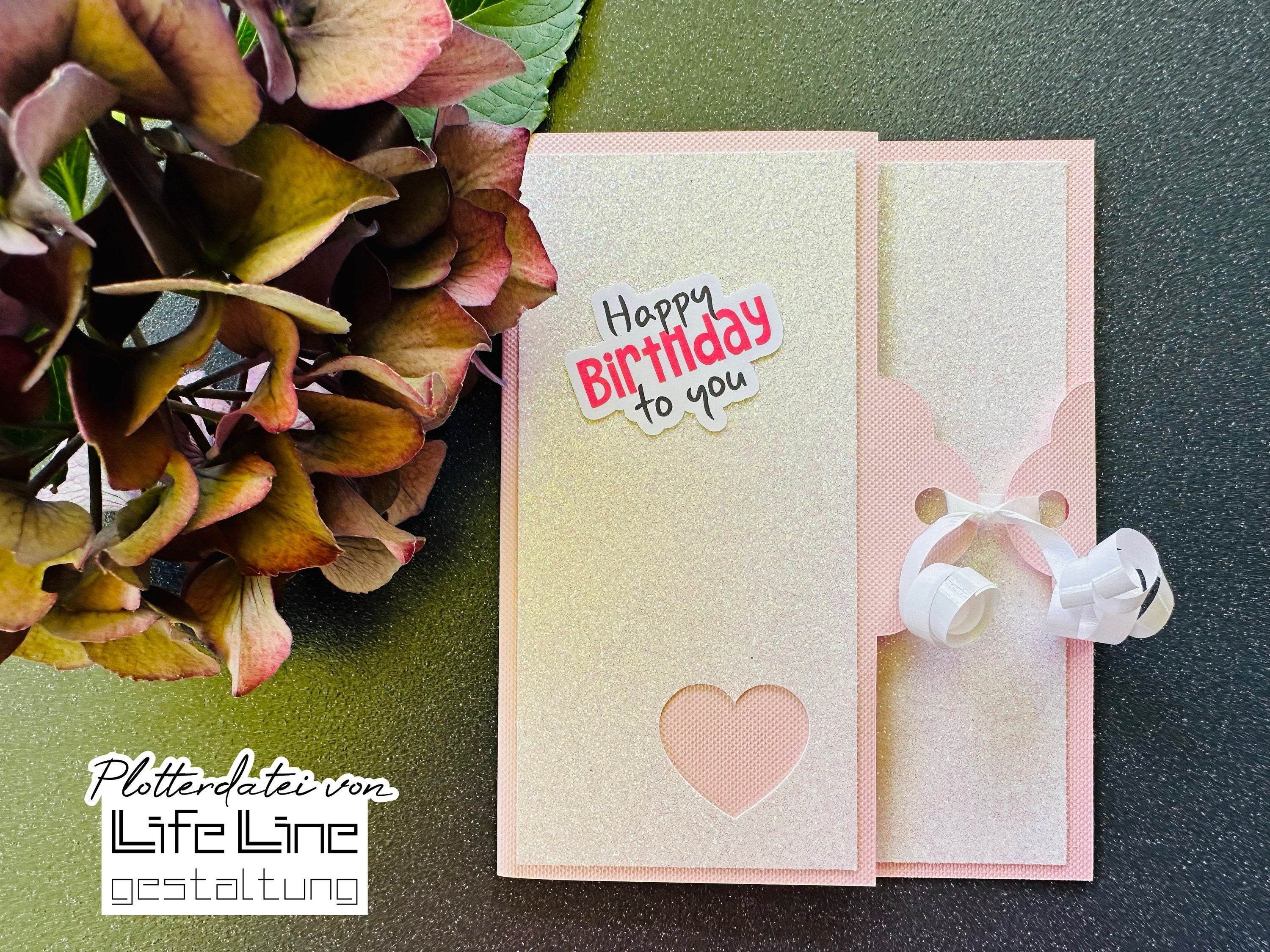 Plotterdatei MINI-KARTE svg + dxf - Sewando