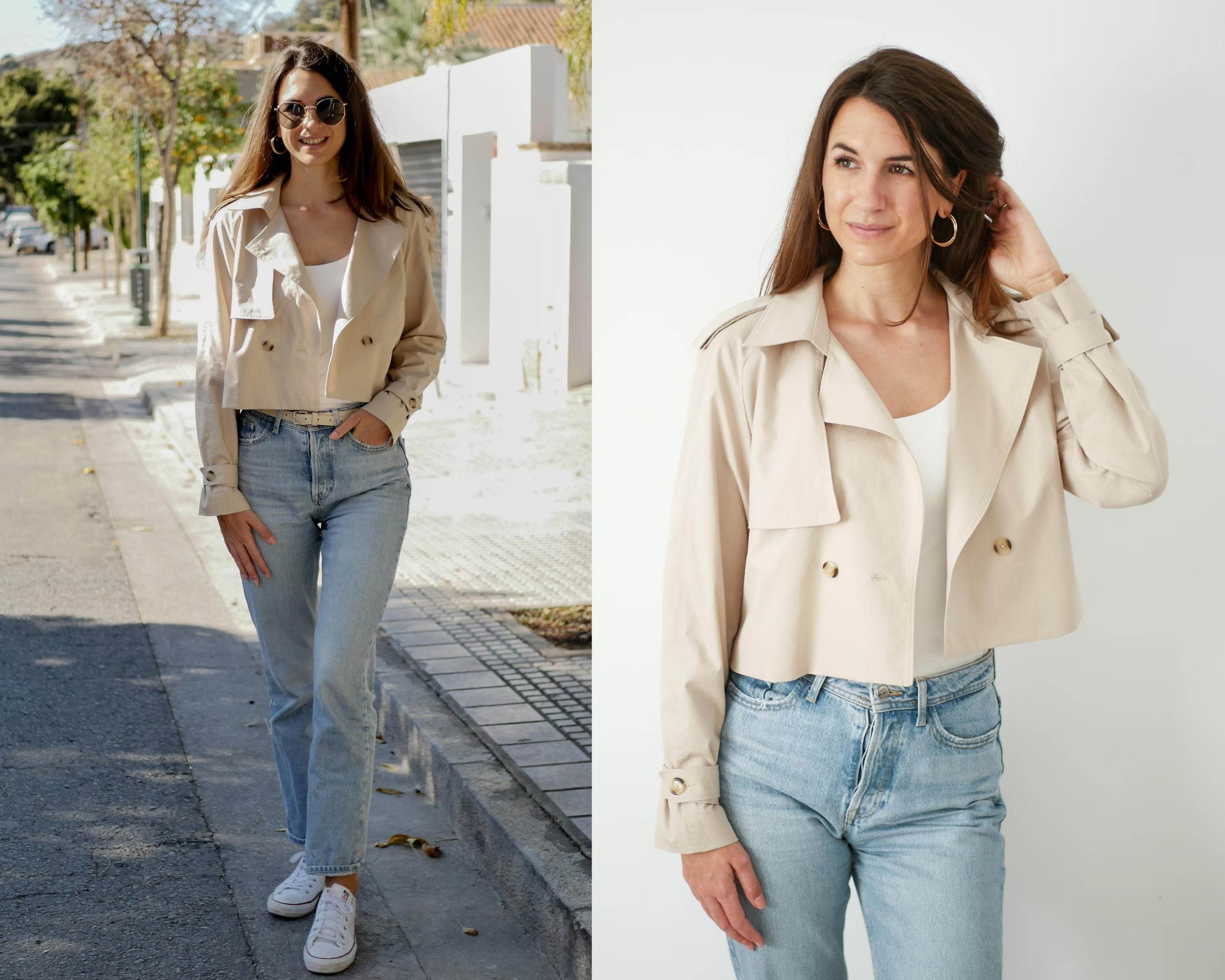 Trenchjacke TERESA, Gr. 32-50, PDF Schnittmuster - Sewando