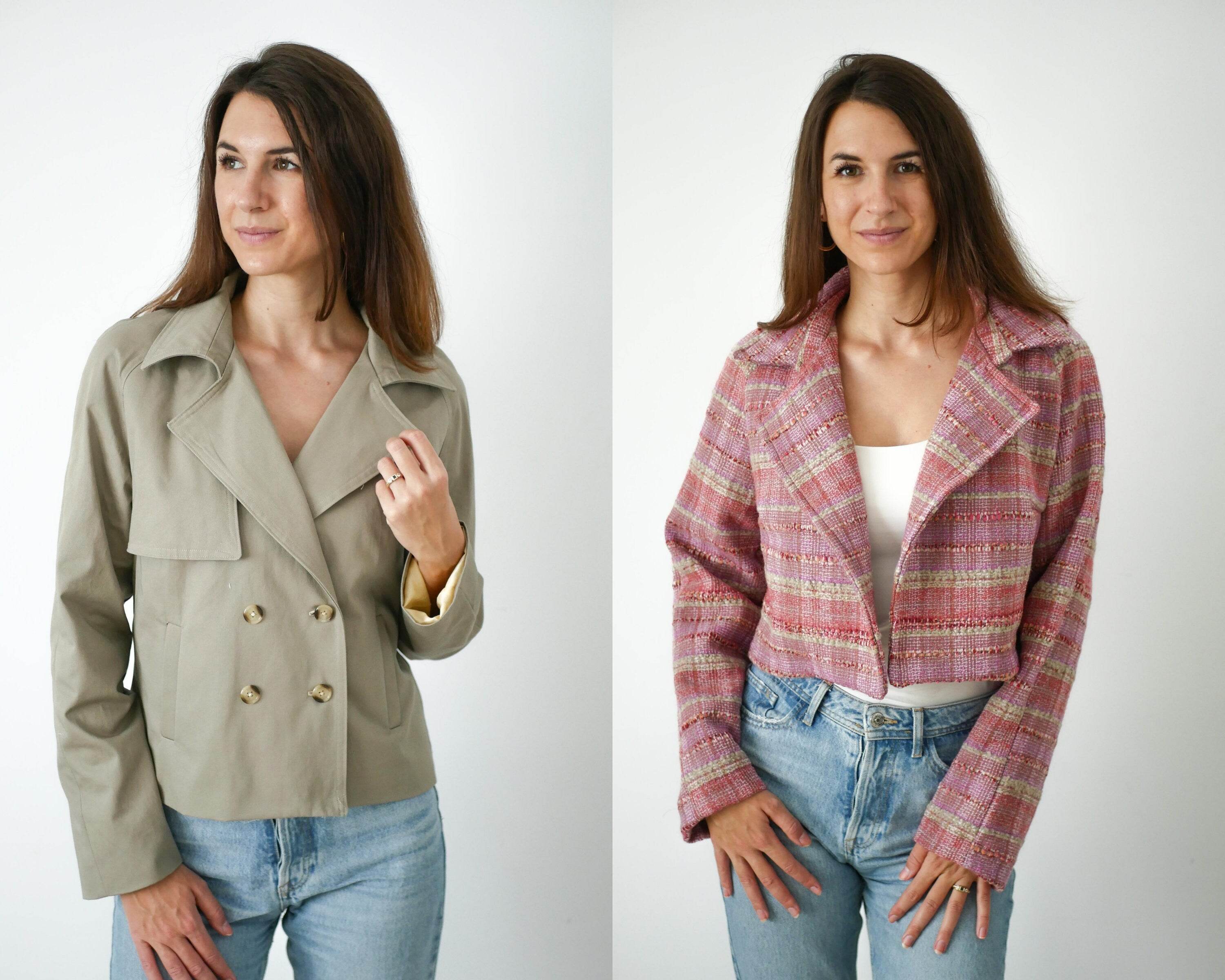 Trenchjacke TERESA, Gr. 32-50, PDF Schnittmuster - Sewando