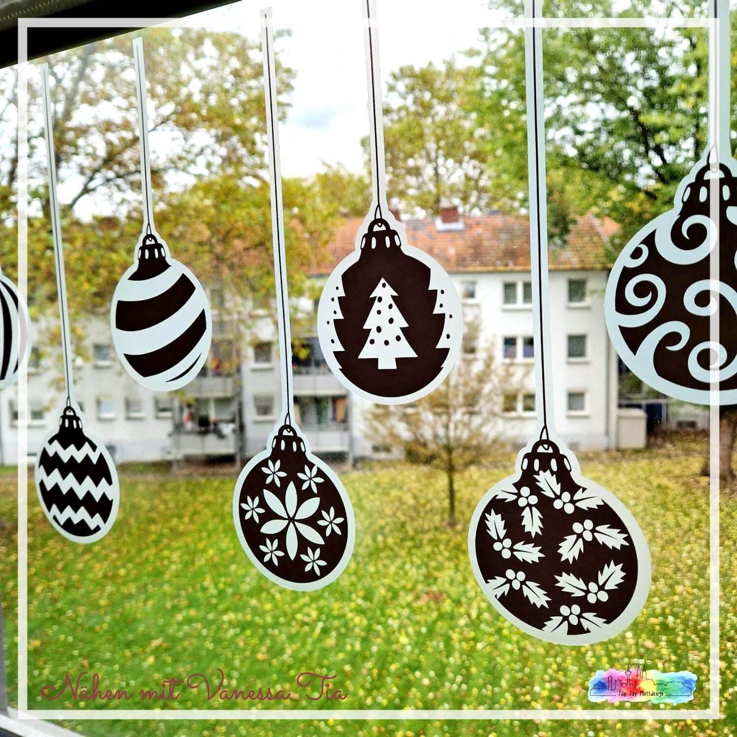 Weihnachtsaufhänger | Fensterdeko Fenster - Sewando