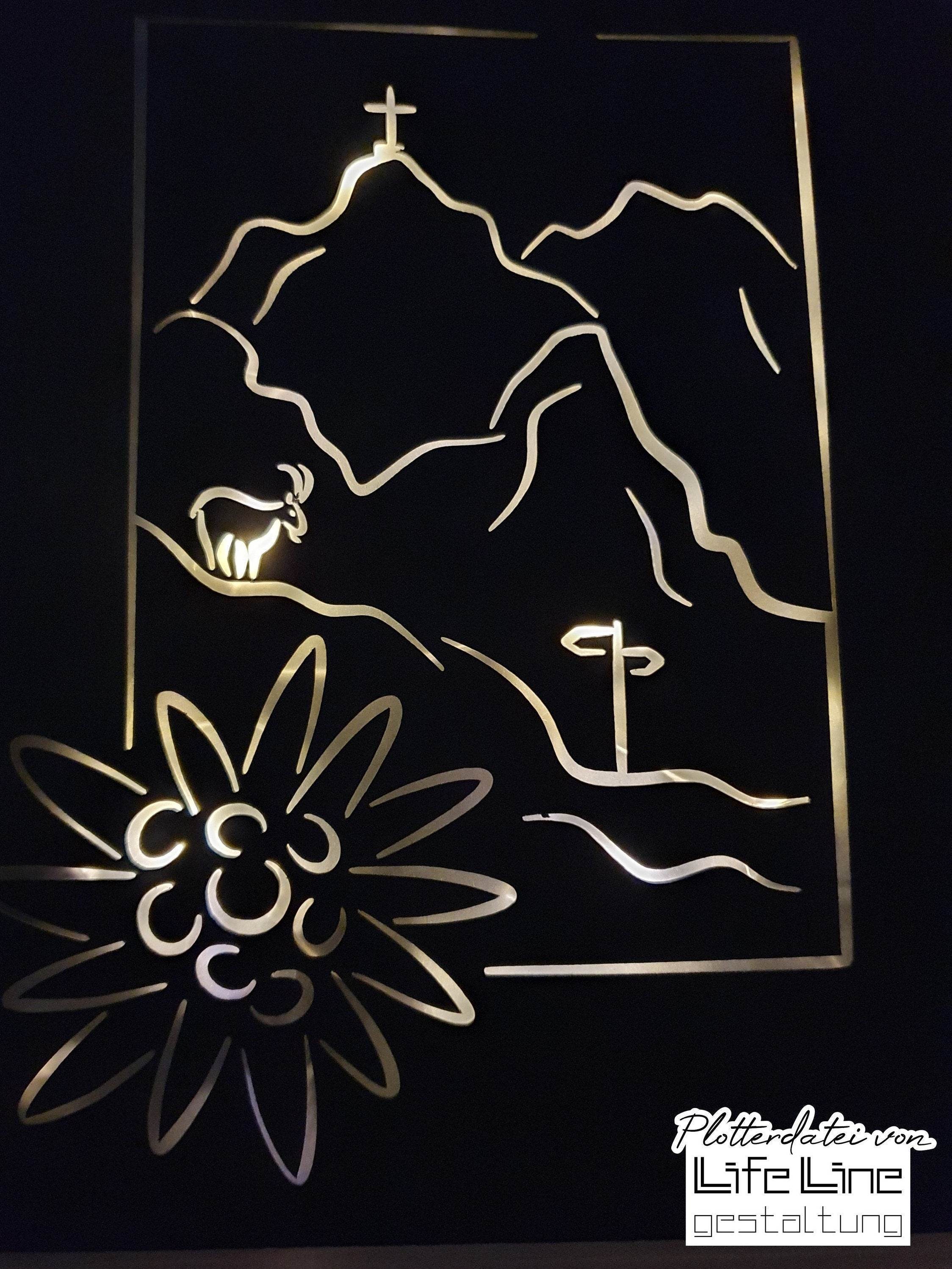 Plotterdatei ALPIN svg + dxf - Sewando