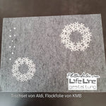 Plotterdatei SCHNEEFLOCKENKRANZ svg + dxf - Sewando