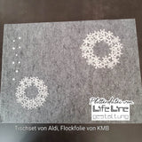 Plotterdatei SCHNEEFLOCKENKRANZ svg + dxf - Sewando