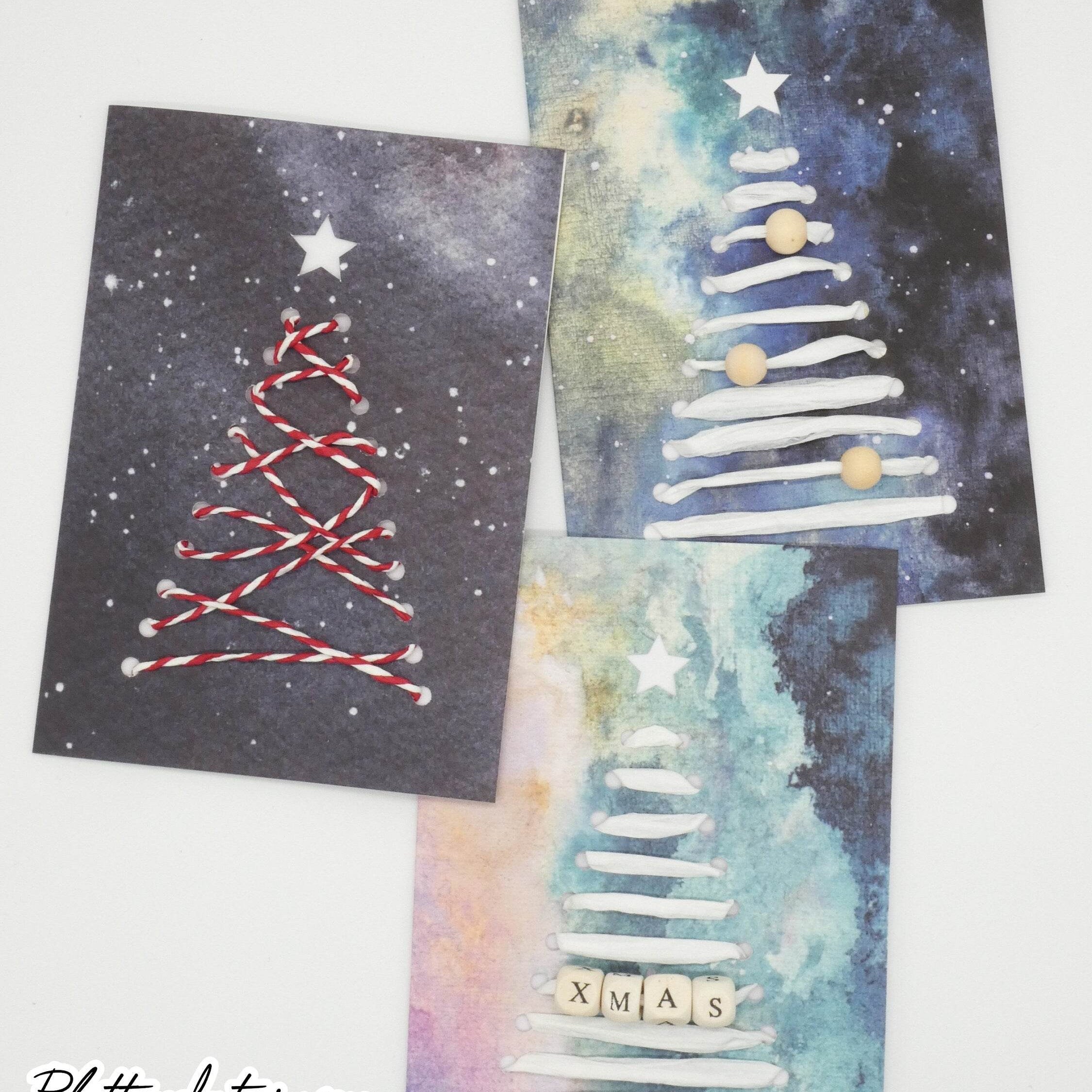 Plotterdateien-Bundle WEIHNACHTSKARTEN svg + dxf - Sewando