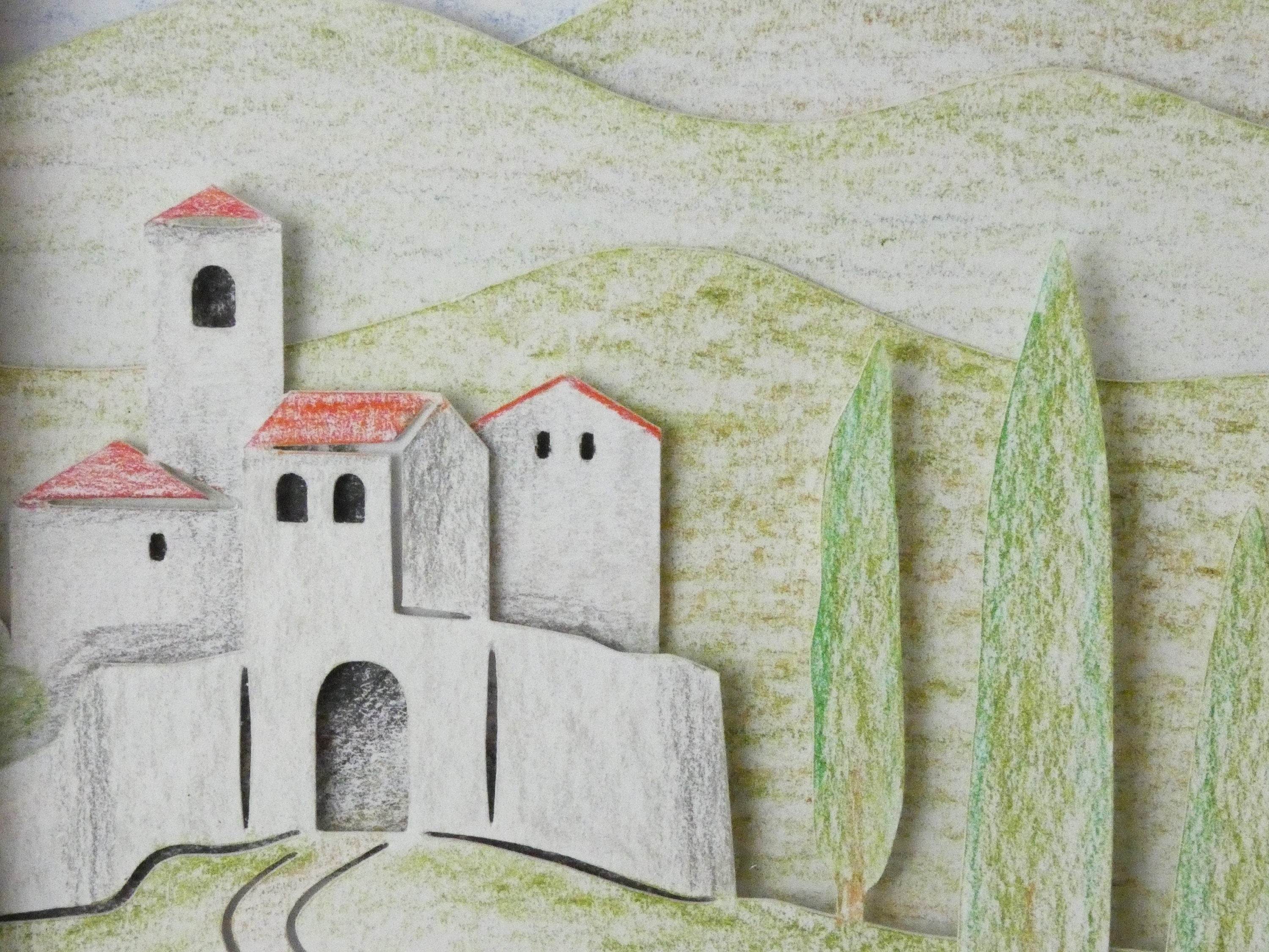 Plotterdatei MEDITERRAN 3D-BILD zum Basteln - Sewando