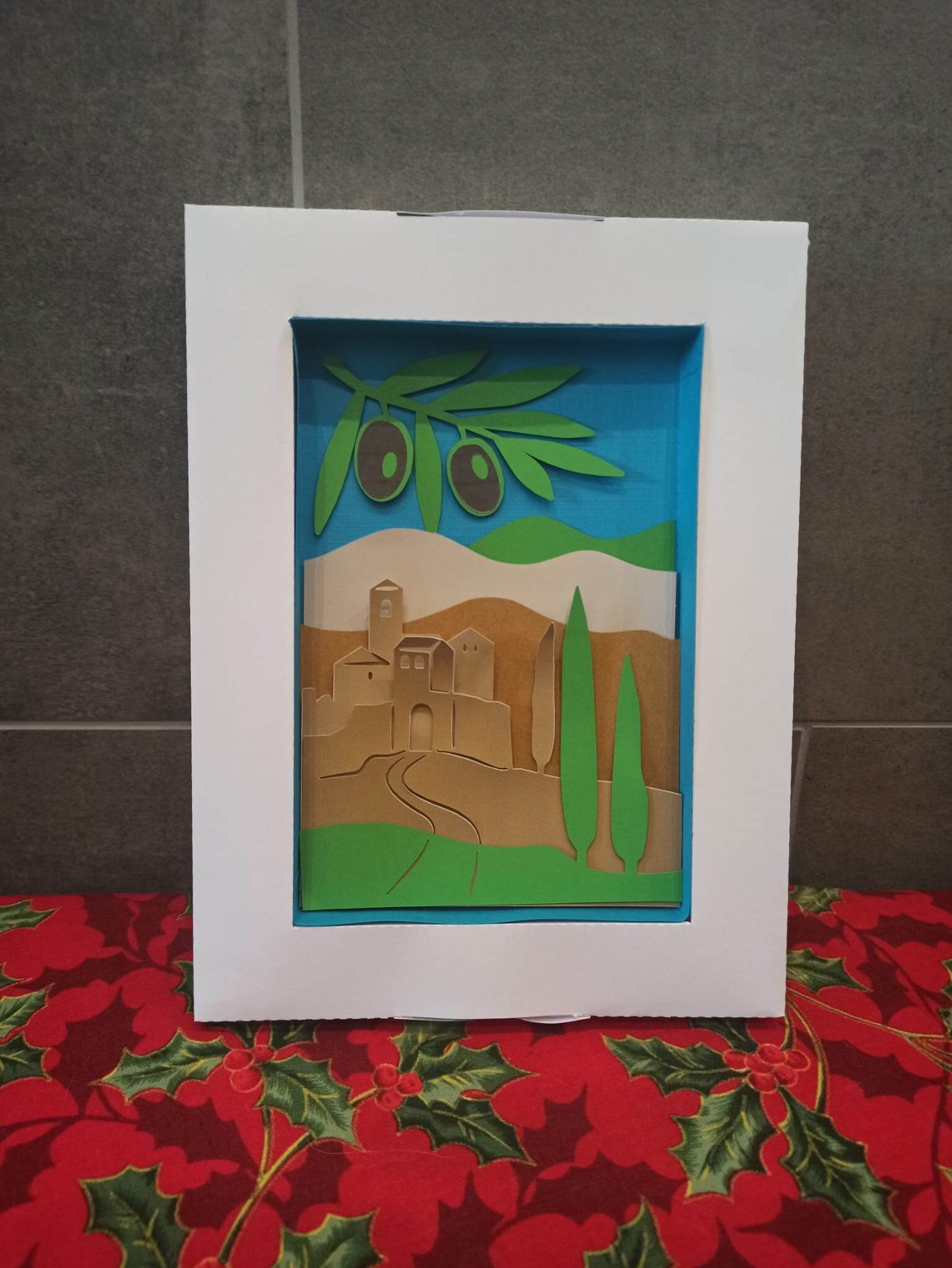 Plotterdatei MEDITERRAN 3D-BILD zum Basteln - Sewando