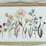 Stickdatei Blumenwiese Nr. 1 in vier Größen, Sommer, Frühling, Wildblumen - Sewando