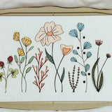 Stickdatei Blumenwiese Nr. 1 in vier Größen, Sommer, Frühling, Wildblumen - Sewando