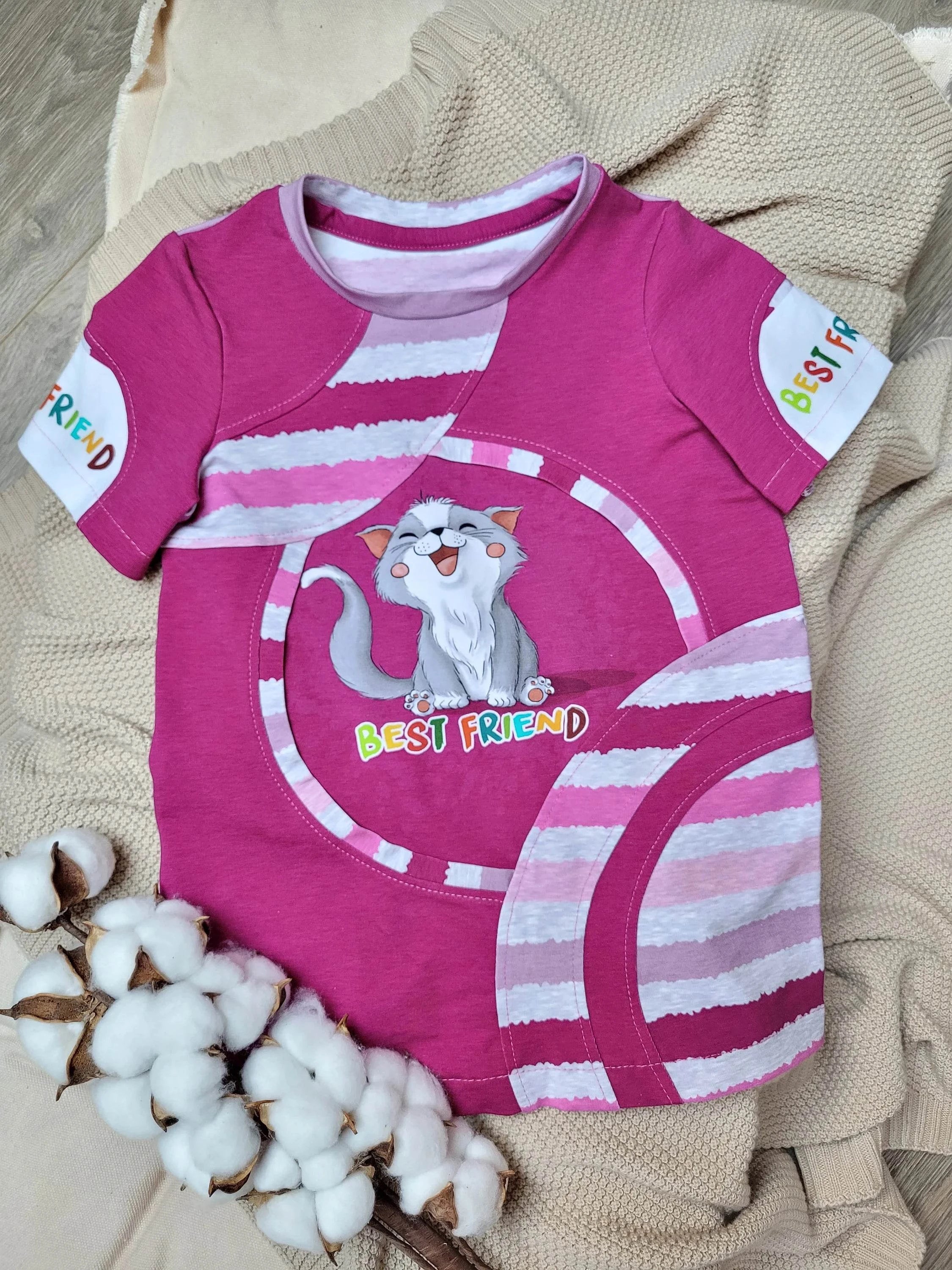 Schnittmuster *Big Wave Shirt* #T-Shirt Gr. 74-152 - Sewando