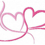 Stickdatei Herz Doppelherz 10x10 13x18 Hochzeit Liebe Valentinstag Hochzeitstag Verlobung - Sewando