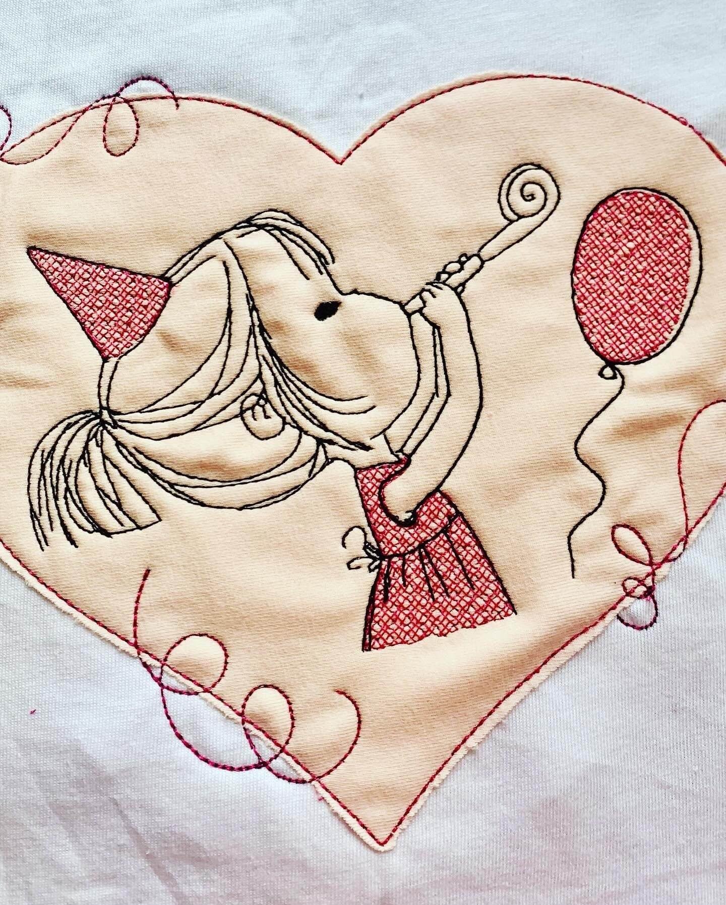 Stickdatei Birthday Girl 2 Doodle Set 927 - Sewando
