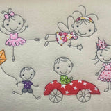 Stickdatei Strichmännchen Doodle Boy und Girl Set 196 - Sewando