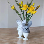 Stickdatei Eierhut Rahmen 10 cm x 10 cm, Ostern, Osterhase, Dekoration - Sewando