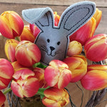 Stickdatei Eierhut Rahmen 10 cm x 10 cm, Ostern, Osterhase, Dekoration - Sewando