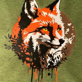 FrühlingsFuchs 2 Varianten mit Augen und geschlossene Augen, PLOTTERDATEI als SVG und DXF - Sewando
