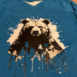 der Bär - into the wild - in der Wildnis, Plotterdatei, Laserdatei - Sewando