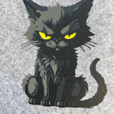 Lustig ärgerliche Katze Angry Cat, Plotter und Laser-Datei als SVG und DXF - Sewando
