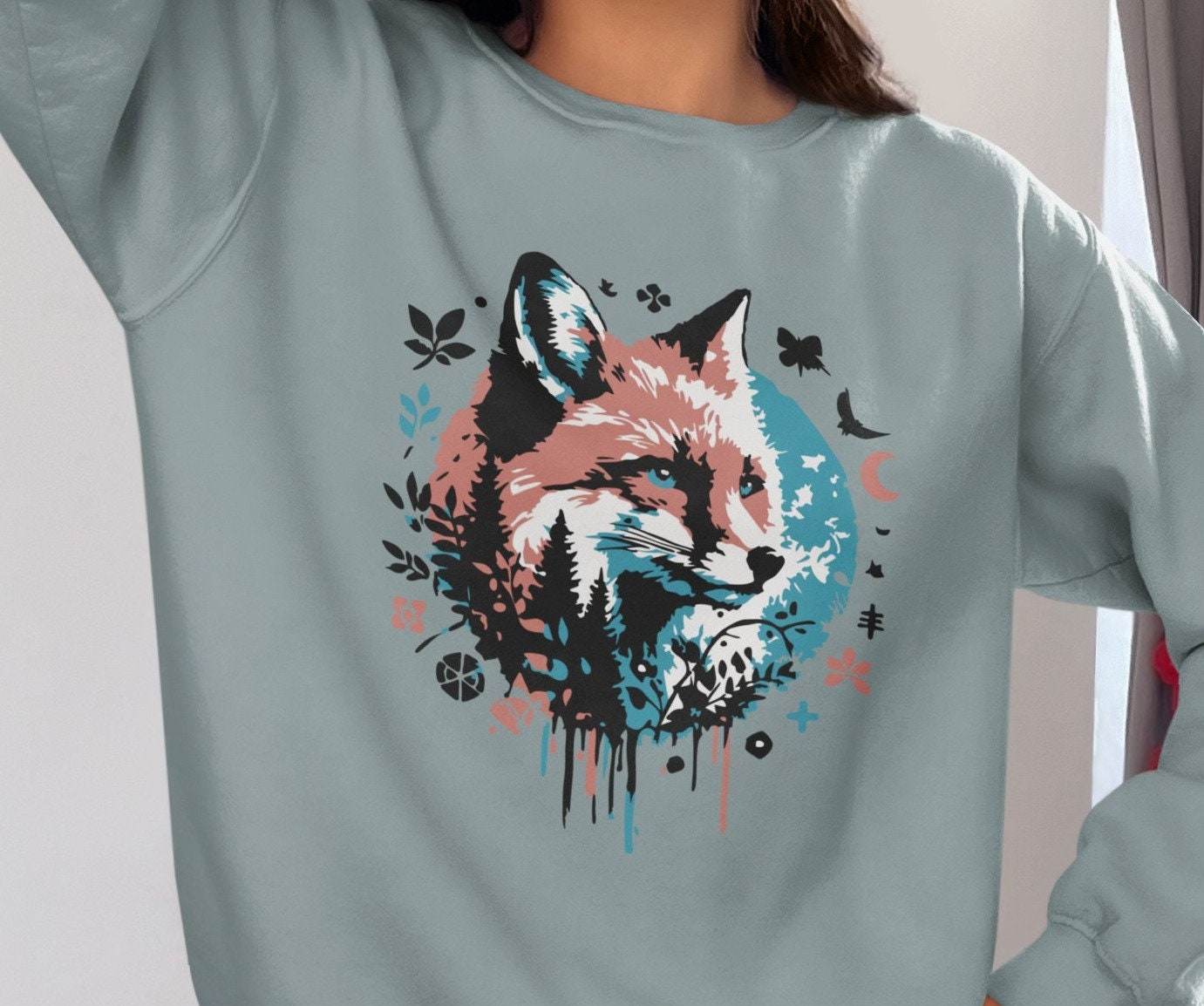 FrühlingsFuchs 2 Varianten mit Augen und geschlossene Augen, PLOTTERDATEI als SVG und DXF - Sewando