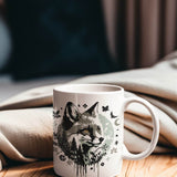 FrühlingsFuchs 2 Varianten mit Augen und geschlossene Augen, PLOTTERDATEI als SVG und DXF - Sewando