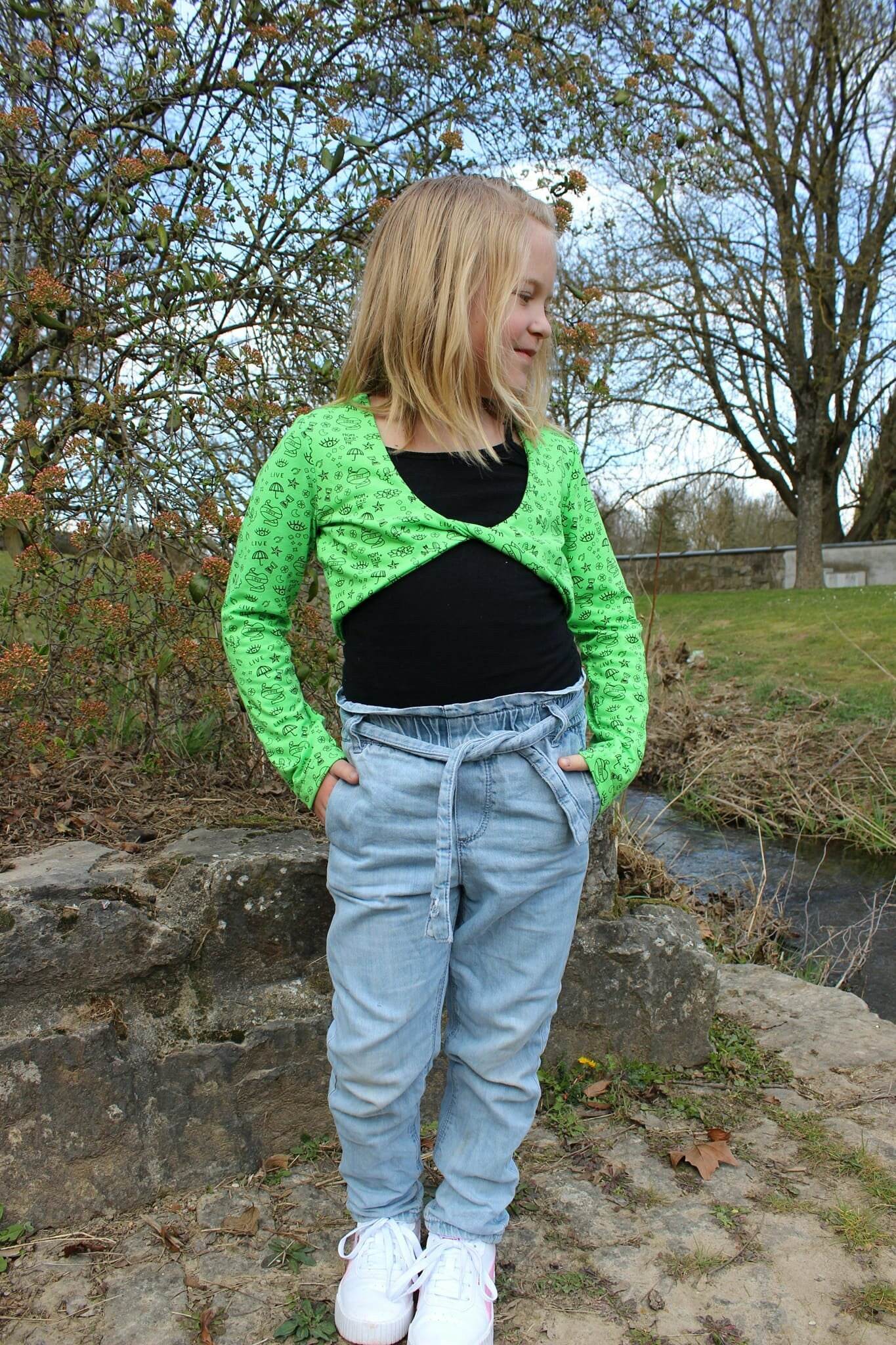 Schnittmuster *Little Twist Bolero* Gr. 74-176 - Sewando