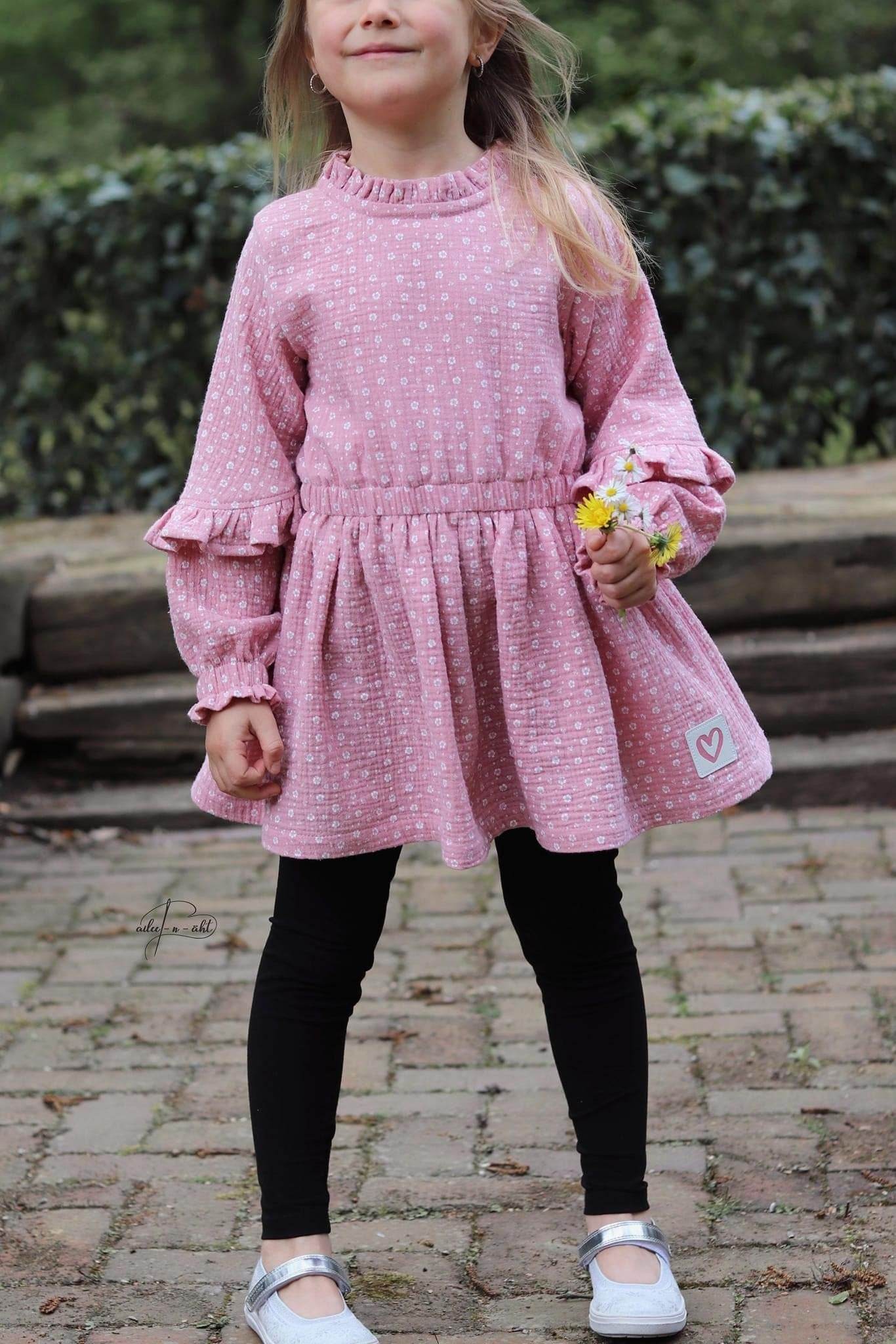 Schnittmuster Pusteblume – Bluse, Tunika & Kleid Größen 86-152 : - Sewando