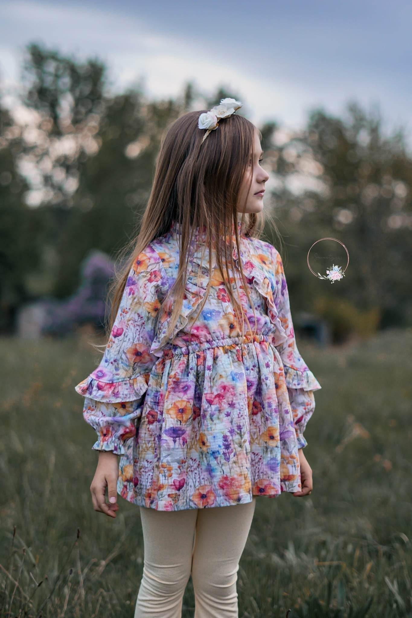 Schnittmuster Pusteblume – Bluse, Tunika & Kleid Größen 86-152 : - Sewando