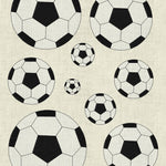Stickdatei Fussball 9 Größen Set 960 Doodle - Sewando