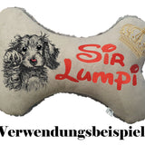 Stickdatei Rauhaardackel "Amanda" - realistisch - FÜR HELLE STOFFE