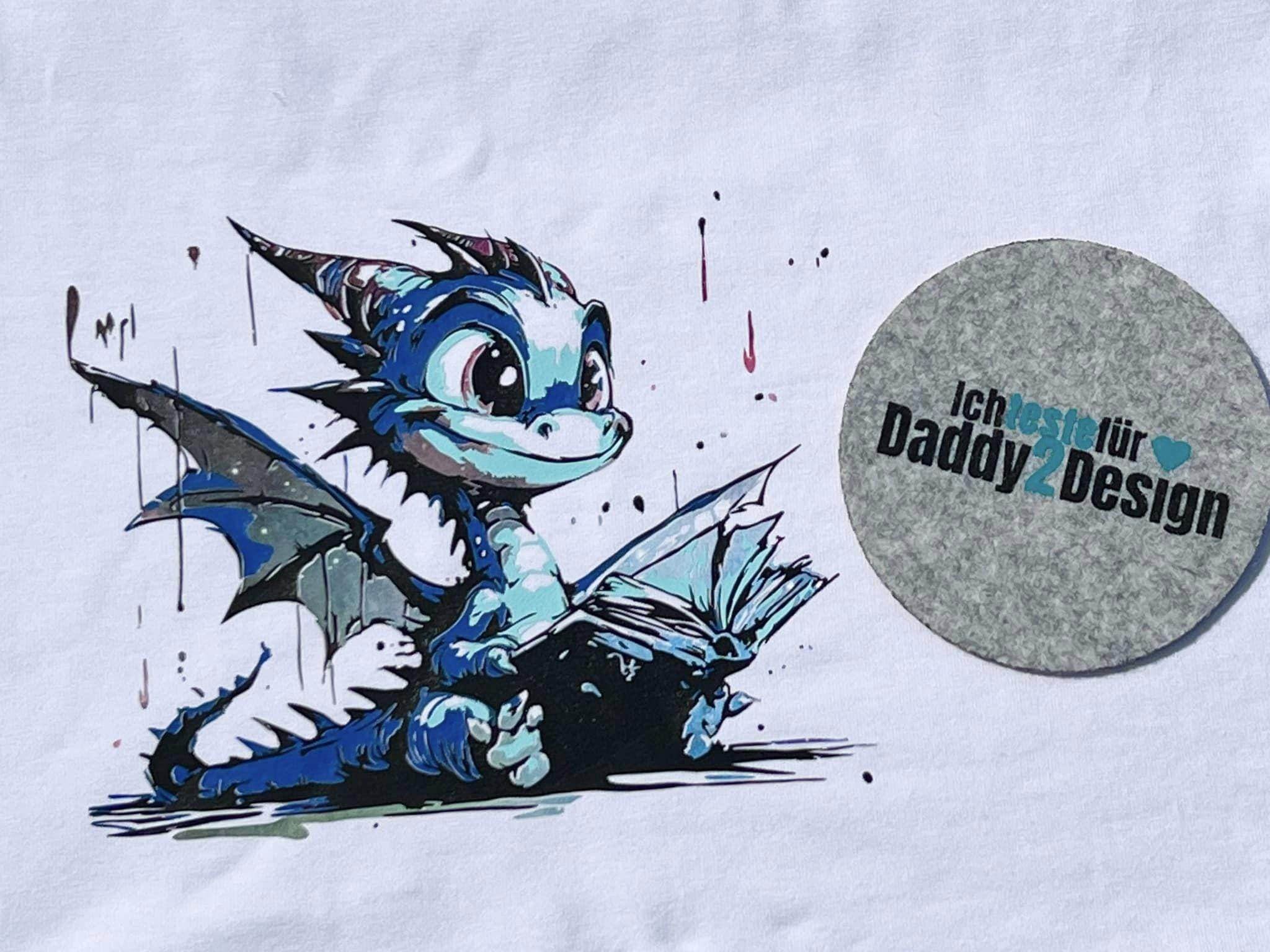 Lese Drachen stark !, Plotter und Laser-Datei als SVG und DXF - Sewando