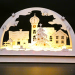 Lasercut-Datei SCHWIBBOGEN WEIHNACHTSDORF svg - Sewando