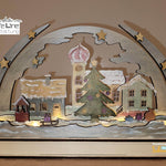 Lasercut-Datei SCHWIBBOGEN WEIHNACHTSDORF svg - Sewando