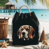 Stickdatei Beagle "Hailey" - realistisch - FÜR DUNKLE STOFFE