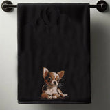 Stickdatei Chihuahua "Gemma" - realistisch - FÜR DUNKLE STOFFE