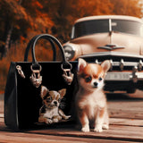 Stickdatei Chihuahua "Gemma" - realistisch - FÜR DUNKLE STOFFE