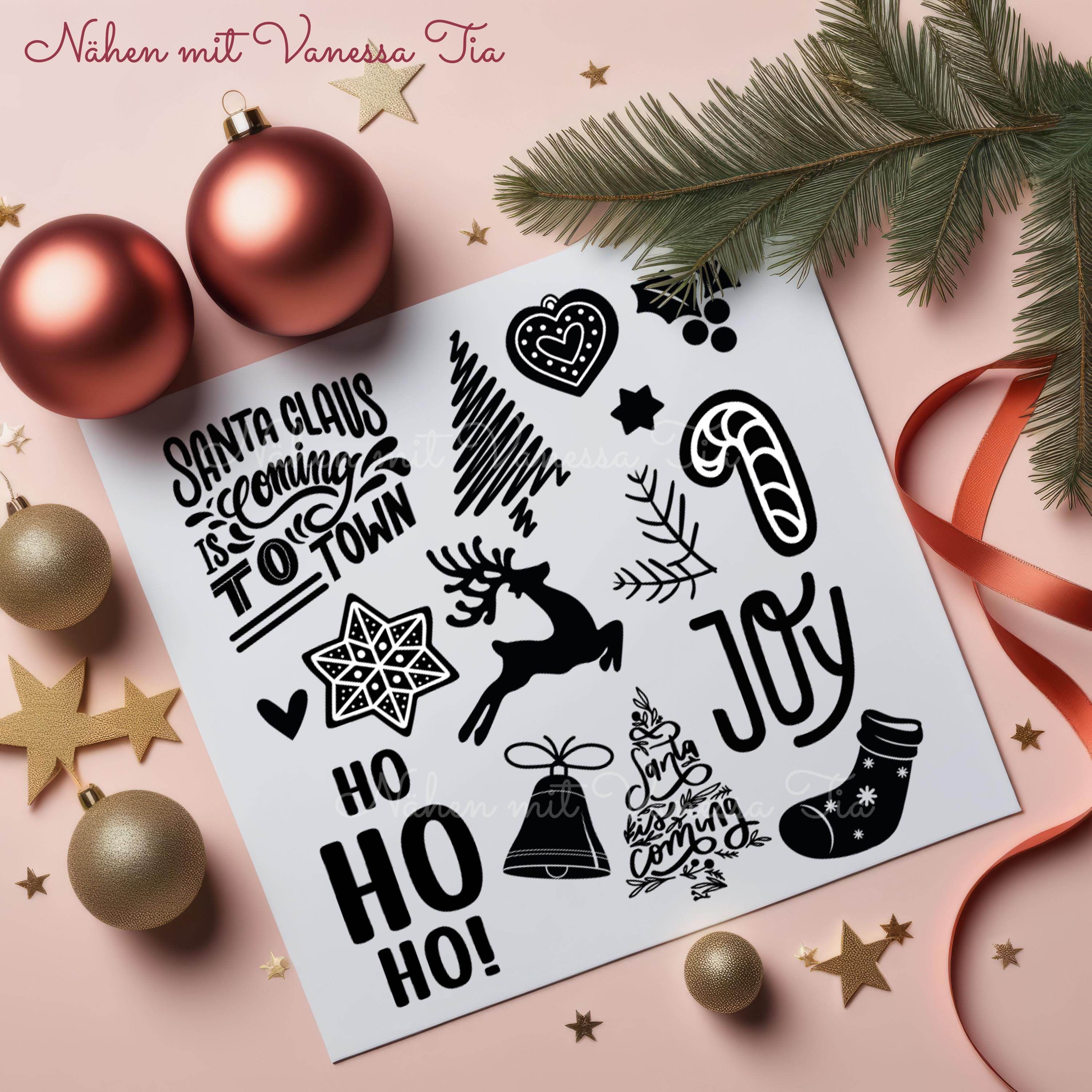 Plotterdatei Weihnachtsmatch 2024 | Bundle Laserdatei - Sewando