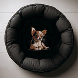 Stickdatei Chihuahua "Gemma" - realistisch - FÜR DUNKLE STOFFE