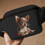 Stickdatei Chihuahua "Gemma" - realistisch - FÜR DUNKLE STOFFE