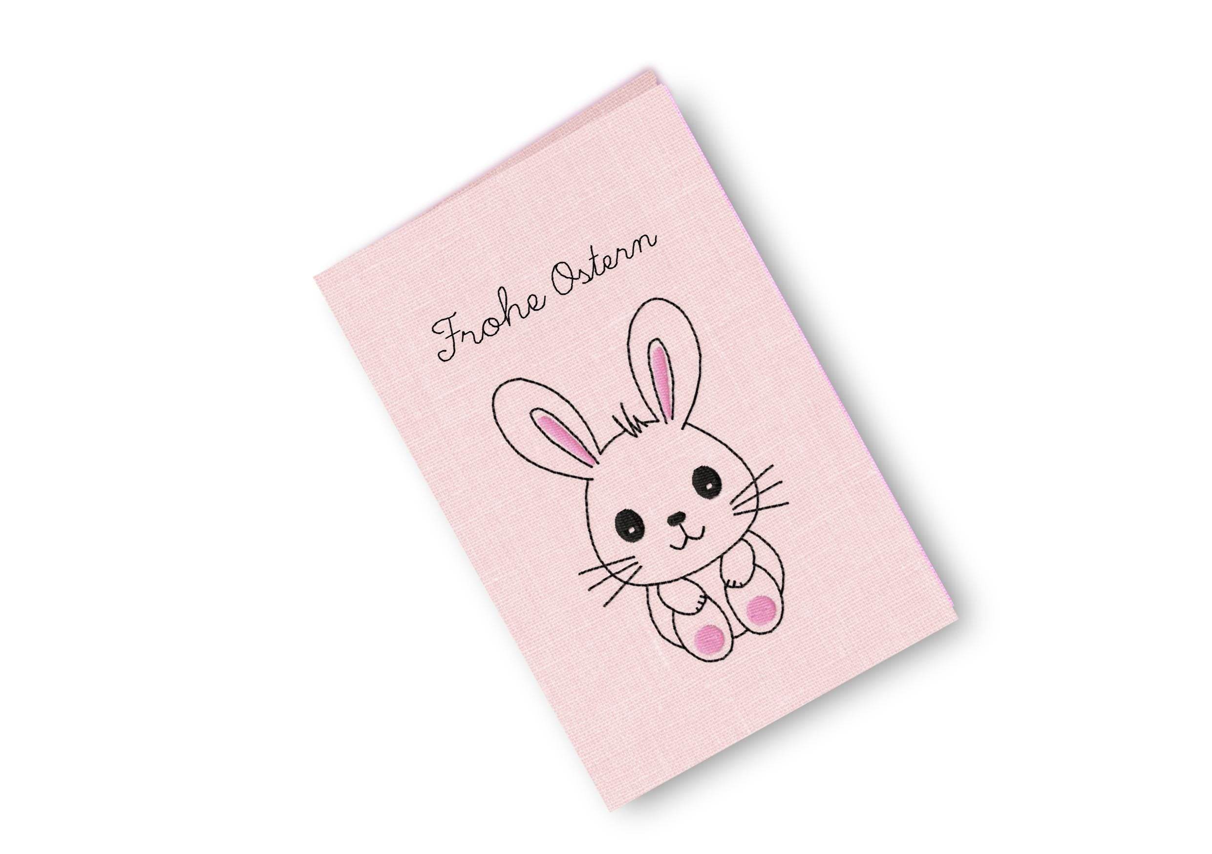 Stickdatei Hase, LineArt, Redwork, Silhouette, drei Größen, zwei Varianten - Sewando