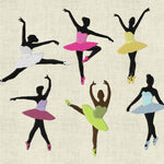 Stickdatei Ballett Tänzerin Set 331 - Sewando