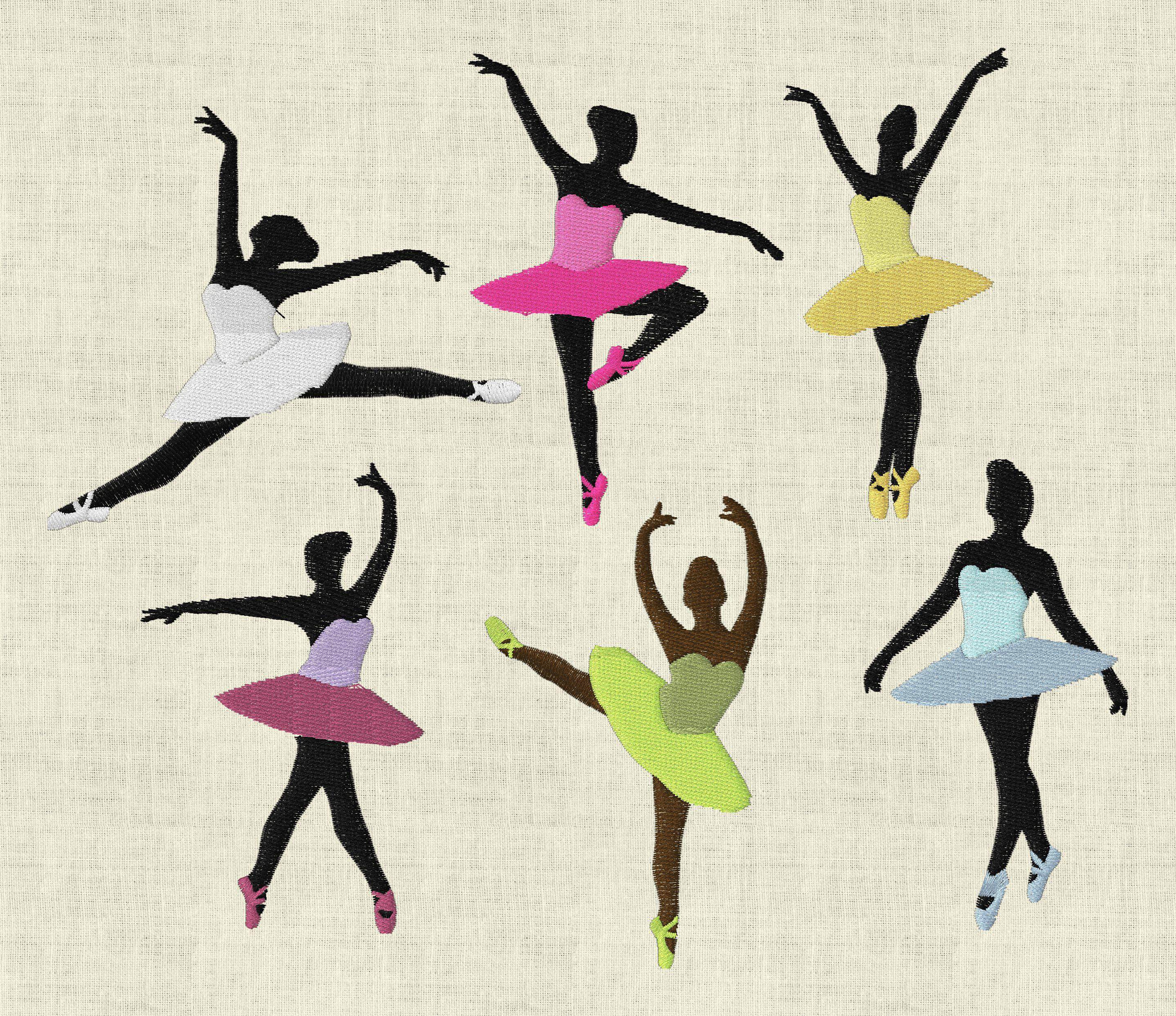 Stickdatei Ballett Tänzerin Set 331 - Sewando