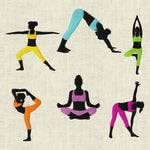 Stickdatei Yoga Set Set 286 - Sewando